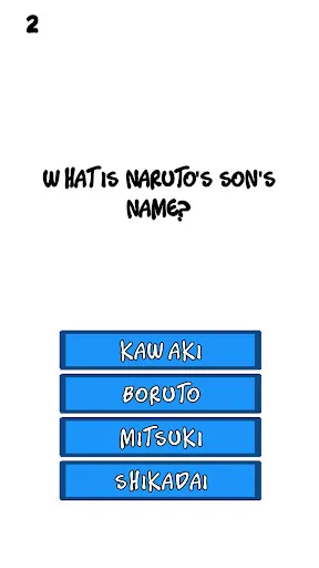 Скриншот 2 — Naruto Boruto Ninja Quiz