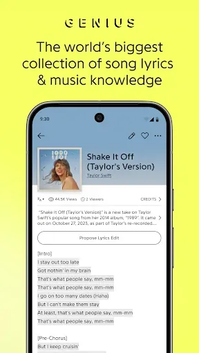 Скриншот 1 — Genius — Song Lyrics Finder