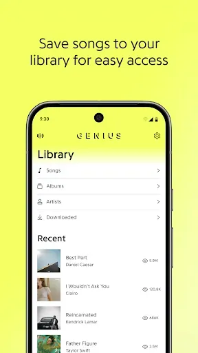 Скриншот 5 — Genius — Song Lyrics Finder