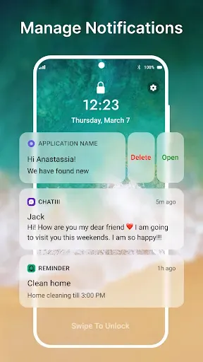 Скриншот 4 — iNotify - Lock Screen