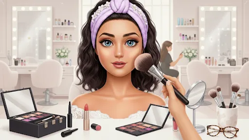 Скриншот 8 — Wedding Girls Makeup Games