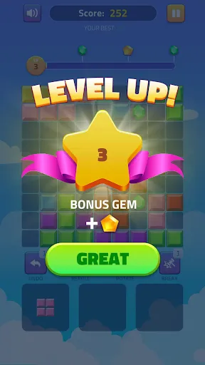 Скриншот 5 — Block Puzzle - Gems Adventure
