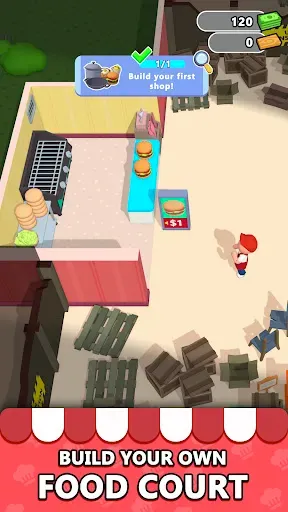 Скриншот 1 — Food Court Idle