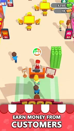 Скриншот 2 — Food Court Idle
