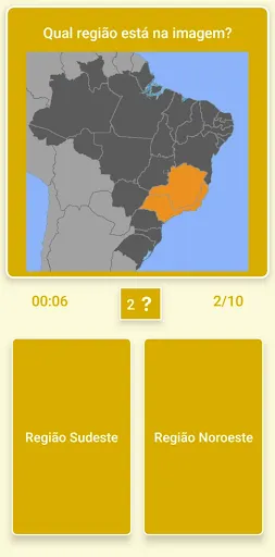 Скриншот 5 — Mapa do Brasil - Quiz