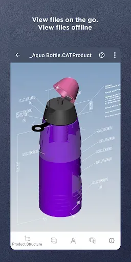 Скриншот 1 — Glovius - 3D CAD File Viewer
