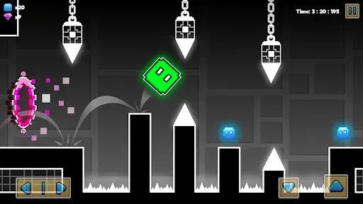 Скриншот 1 — Geometry Platformer: Cube Dash