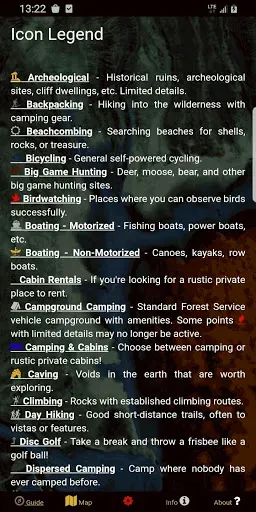 Скриншот 3 — National Forests Map Guide USA