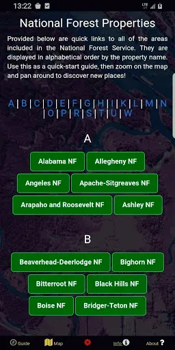 Скриншот 7 — National Forests Map Guide USA
