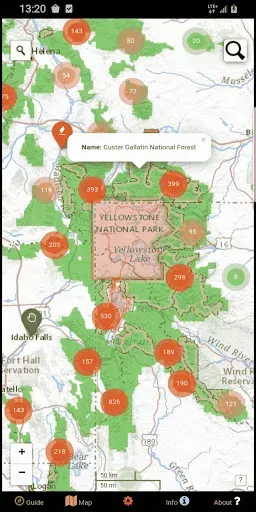 Скриншот 8 — National Forests Map Guide USA