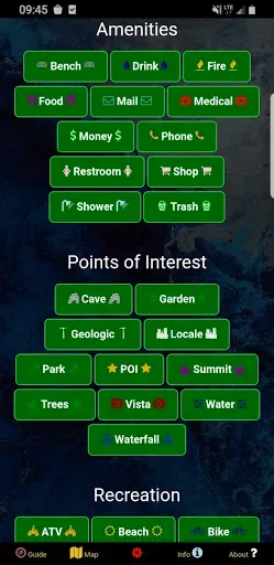 Скриншот 2 — National Parks Map & Guide USA