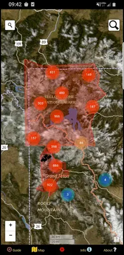 Скриншот 3 — National Parks Map & Guide USA