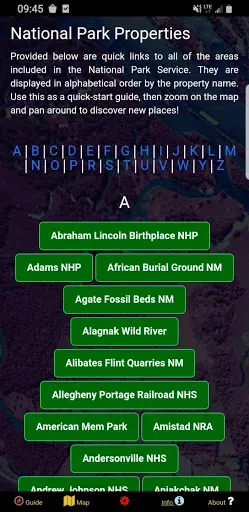 Скриншот 4 — National Parks Map & Guide USA