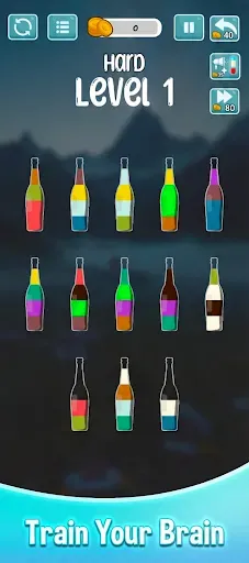 Скриншот 3 — Water Sort – Color Tube Puzzle