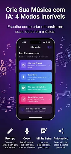 Скриншот 6 — CriaMusic, Crie Músicas Com IA