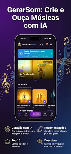 Скриншот 7 — CriaMusic, Crie Músicas Com IA
