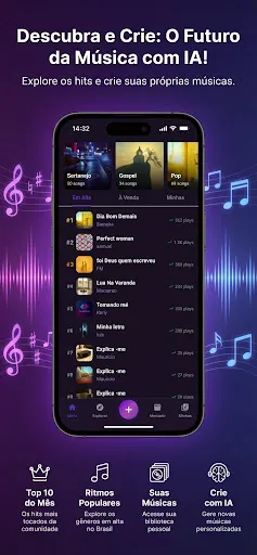 Скриншот 8 — CriaMusic, Crie Músicas Com IA