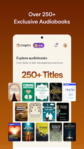 Скриншот 2 — Chaptrs - Islamic Audiobooks