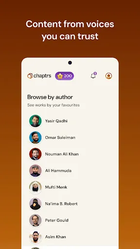 Скриншот 3 — Chaptrs - Islamic Audiobooks