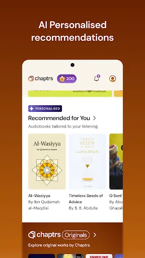 Скриншот 5 — Chaptrs - Islamic Audiobooks