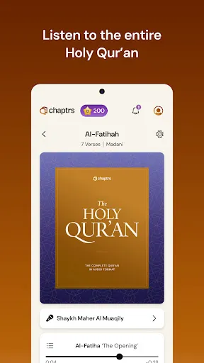 Скриншот 8 — Chaptrs - Islamic Audiobooks