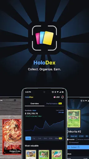 Скриншот 1 — HoloDex - TCG Scan & Collect