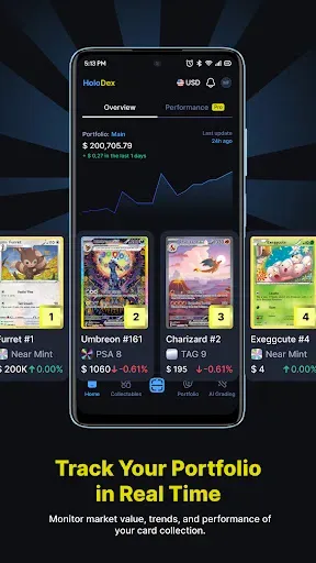 Скриншот 2 — HoloDex - TCG Scan & Collect