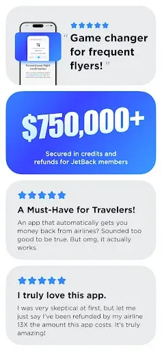 Скриншот 1 — JetBack: Airfare Price Credits