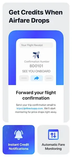 Скриншот 3 — JetBack: Airfare Price Credits