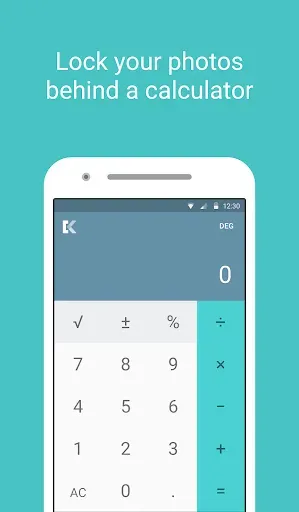 Скриншот 1 — Calculator — Keep Private Phot