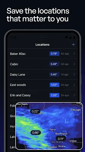 Скриншот 2 — Precip – Rain Totals & Weather