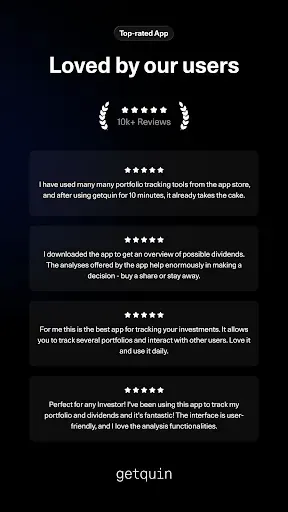 Скриншот 8 — getquin - Portfolio Tracker