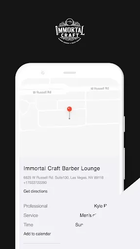 Скриншот 1 — Immortal Craft Barber Lounge