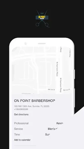 Скриншот 1 — On Point Barbershop