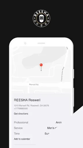 Скриншот 1 — REESHA BARBERS