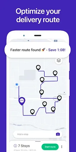 Скриншот 1 — Straightaway Powered by Mapbox