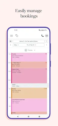 Скриншот 2 — Timely – Bookings & payments