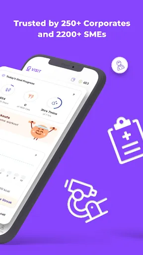 Скриншот 2 — Visit-Health Benefits Platform