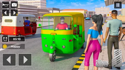 Скриншот 1 — Tuk Tuk Auto Rickshaw Game