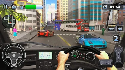 Скриншот 1 — Bus Simulator : 3D Bus Games