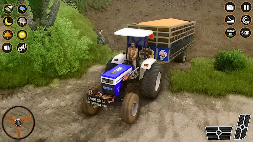 Скриншот 4 — Tractor Game: Farming Games 3d