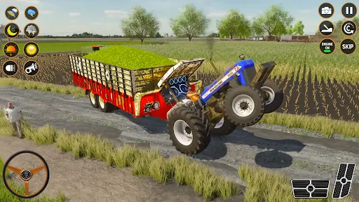 Скриншот 5 — Tractor Game: Farming Games 3d
