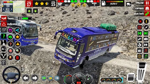 Скриншот 3 — Offroad Bus Game: Bus Sim 3D