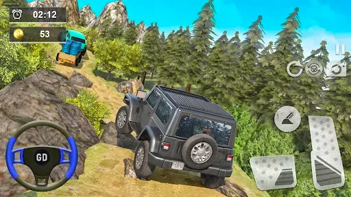 Скриншот 1 — Offroad Jeep Driving - 3D Game