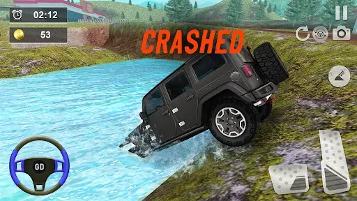 Скриншот 2 — Offroad Jeep Driving - 3D Game