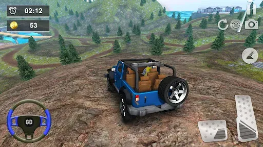 Скриншот 5 — Offroad Jeep Driving - 3D Game