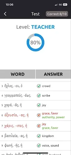 Скриншот 8 — Greek For All Vocab