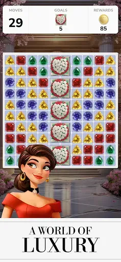 Скриншот 1 — Diamond Jewels Match