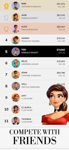 Скриншот 5 — Diamond Jewels Match