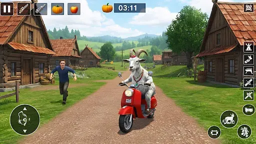 Скриншот 1 — Goat Rampage: Animal Simulator